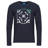 textil Herre Langærmede T-shirts Oxbow Q2TWAINE Marineblå