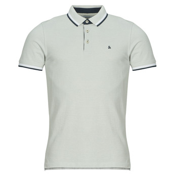 textil Herre Polo-t-shirts m. korte ærmer Jack & Jones JJEPAULOS Grå