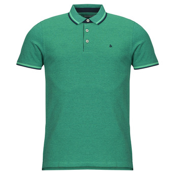 textil Herre Polo-t-shirts m. korte ærmer Jack & Jones JJEPAULOS  Grøn