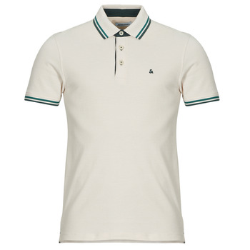 textil Herre Polo-t-shirts m. korte ærmer Jack & Jones JJEPAULOS  Beige