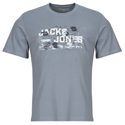 textil Herre T-shirts m. korte ærmer Jack & Jones JCOOUTDOOR  Blå