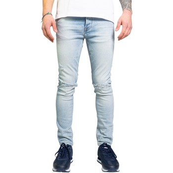 textil Herre Smalle jeans Only & Sons  LOOM LIFE SLIM L BLUE DESTROY DCC8617 22018617 Blå