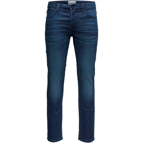 textil Herre Smalle jeans Only & Sons  ONSLOOM JOG LIFE DK BLUE PK 0431 NOOS - 22010431 Blå