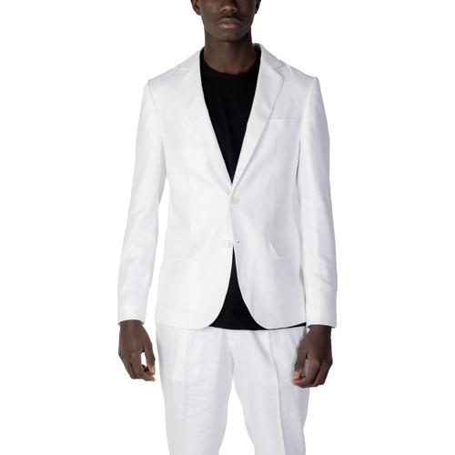 textil Herre Jakker / Blazere Antony Morato ZELDA SLIM FIT IN TESSUTO MMJA00469-FA800126 Hvid