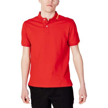 textil Herre Polo-t-shirts m. korte ærmer Suns FEDERICO CLASSIC TAG IN PIQUET PLS01037U Rød