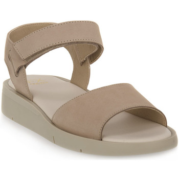 Sko Dame Sandaler Frau PANNA NABUCK Beige