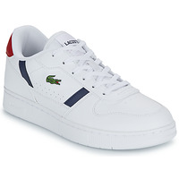 Sko Børn Lave sneakers Lacoste T-CLIP Hvid / Marineblå / Rød