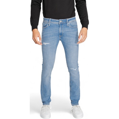 textil Herre Jeans - skinny Jack & Jones Jjiliam Jjoriginal Sq 726 50Sps 12249113 Blå