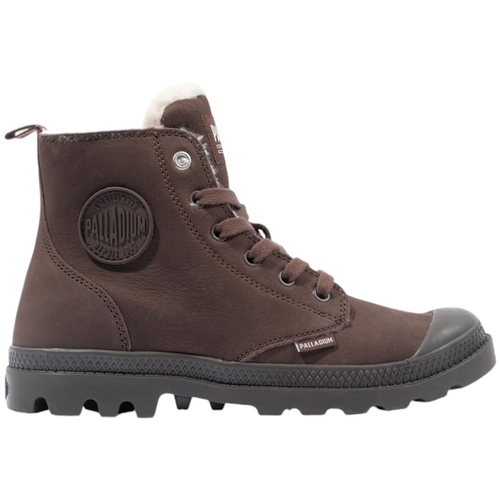 Sko Dame Høje støvletter Palladium PAMPA HI ZIP WL Brun