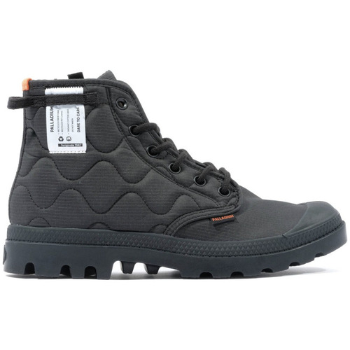 Sko Dame Støvler Palladium Pampa Re-Quilted - Black Sort