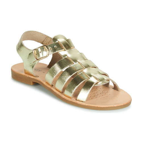 Zapatos Niña Sandalias Geox J SANDAL VIOLETTE GI Oro