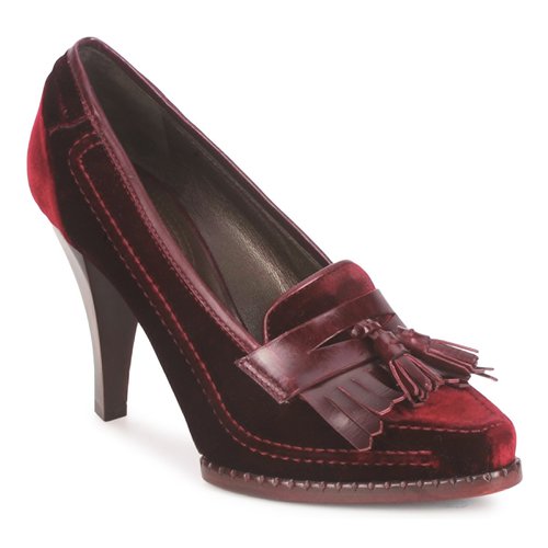 Zapatos Mujer Zapatos de tacón Roberto Cavalli QDS629-VL415 Rojo / Burdeo