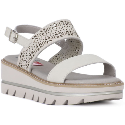 Zapatos Mujer Sandalias CallagHan GREIGE LONG BEACH Gris