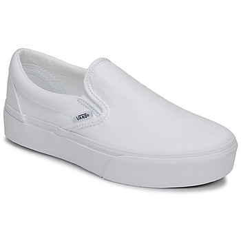 Zapatos Mujer Slip on Vans Classic Slip-On Platform Blanco