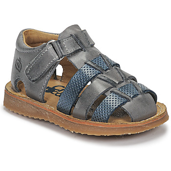 Zapatos Niño Sandalias Citrouille et Compagnie MISTIGRI Gris / Azul