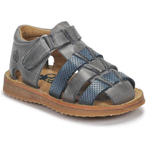 Zapatos Niño Sandalias Citrouille et Compagnie MISTIGRI Gris / Azul