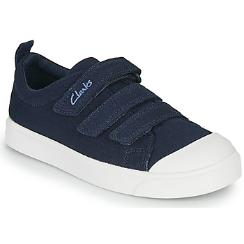 Zapatos Niño Zapatillas bajas Clarks CITY VIBE K Marino