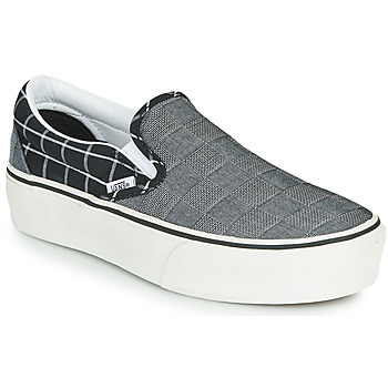 Zapatos Mujer Slip on Vans CLASSIC SLIP-ON PLATFORM Gris