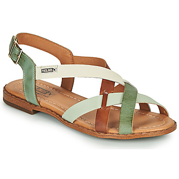 Zapatos Mujer Sandalias Pikolinos ALGAR W0X Marrón / Verde