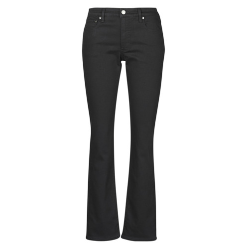 textil Mujer Vaqueros rectos Lauren Ralph Lauren MIDRISE STRT-5-POCKET-DENIM Negro