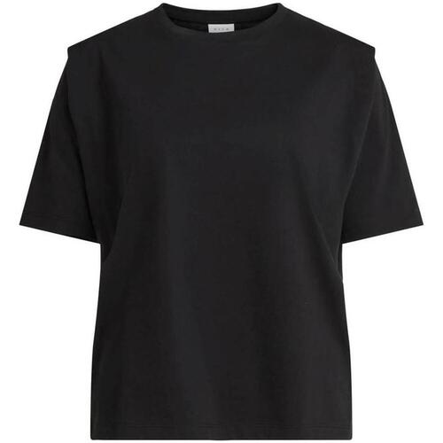 textil Mujer Tops y Camisetas Vila 100% Algodón Negro