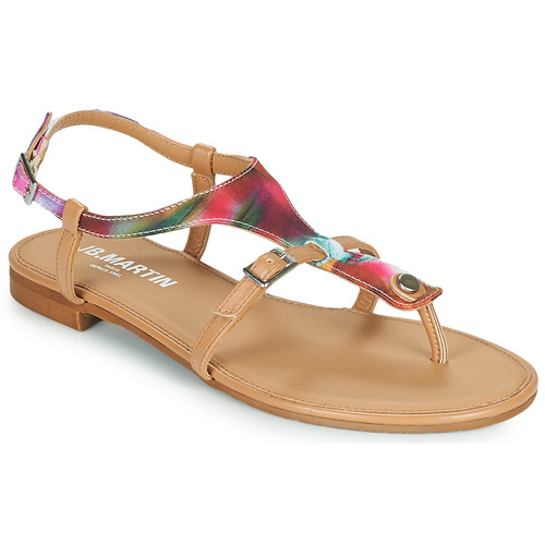 Zapatos Mujer Sandalias JB Martin ALOHA Toile / Flor / Fucsia