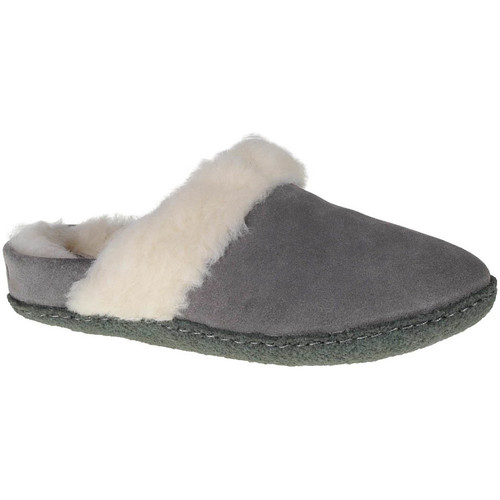 Zapatos Mujer Pantuflas Sorel Nakiska Slide II Gris