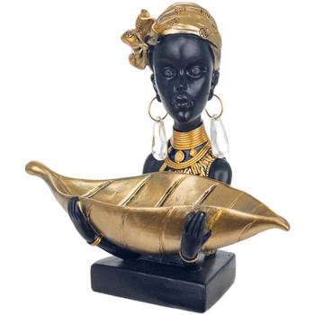 Casa Figuras decorativas Signes Grimalt Figura Africana con Base Negro