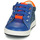 Zapatos Niño Zapatillas bajas Geox B BIGLIA B. B - NAPPA+DENIM SL Azul / Naranja