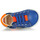 Zapatos Niño Zapatillas bajas Geox B BIGLIA B. B - NAPPA+DENIM SL Azul / Naranja