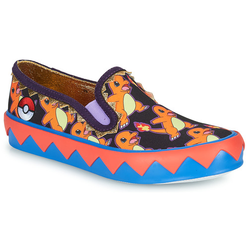 Zapatos Slip on Irregular Choice Every Day Is An Adventure Negro / Rojo