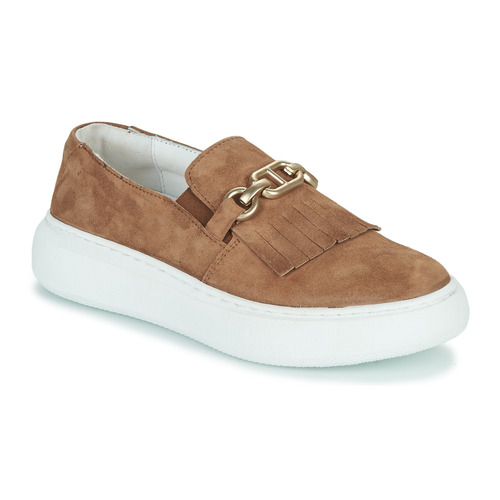 Zapatos Mujer Slip on JB Martin FAMEUSE Cabra / Piel / Camel