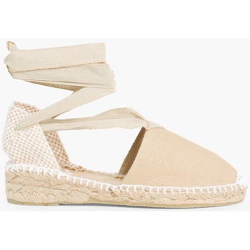 Zapatos Mujer Zapatos para el agua Pisamonas Alpargatas Valencianas Niñas Lisas Beige