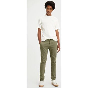 textil Hombre Pantalones con 5 bolsillos Levi's PANTALON LEVI'S® CHINO SLIM II BUNKER  HOMBRE Verde