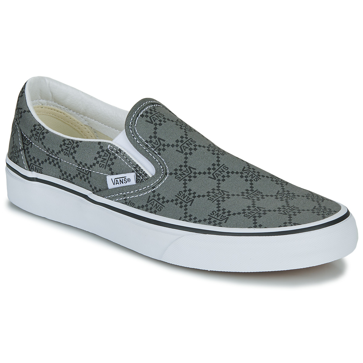 Zapatos Slip on Vans CLASSIC SLIP-ON Gris / Negro