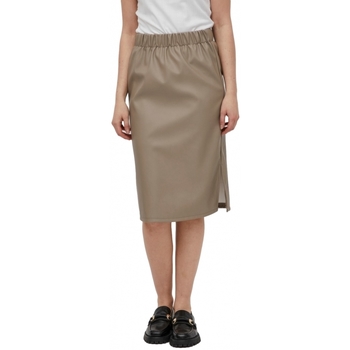 textil Mujer Faldas Vila Skirt Nura Long - Funghi Beige