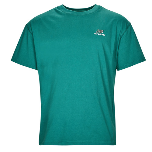 textil Camisetas manga corta New Balance Uni-ssentials Cotton T-Shirt Verde