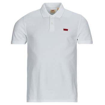 textil Hombre Polos manga corta Levi's SLIM HOUSEMARK POLO Blanco