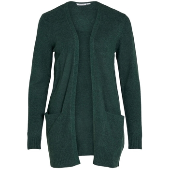 textil Mujer Abrigos Vila Noos Cardigan Ril - Pineneedle Verde