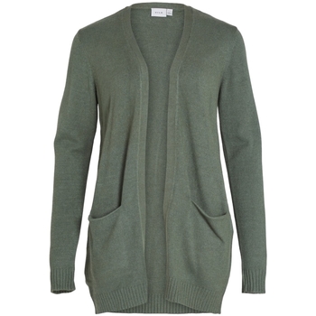 textil Mujer Abrigos Vila Noos Cardigan Ril - Laurel Wreath Verde