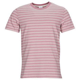 textil Hombre Camisetas manga corta Selected SLHANDY STRIPE SS O-NECK TEE W Multicolor