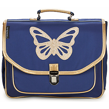 Bolsos Niña Cartable CARAMEL & CIE CARTABLE 38 CM PAPILLON BLEU Marino