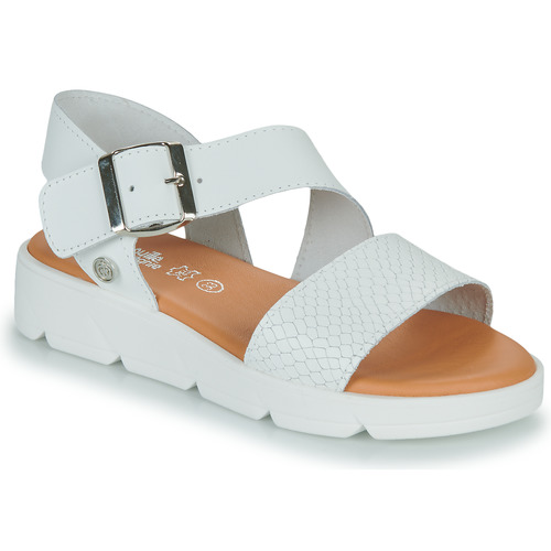 Zapatos Niña Sandalias Citrouille et Compagnie PALETTE Blanco