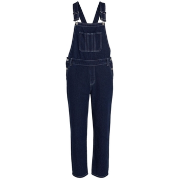 textil Mujer Monos / Petos Vila Overalls Katty Juli 7/8 - Dark Blue Denim Azul