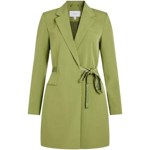 textil Mujer Vestidos Vila VIMYA L/S BLAZER DRESS Verde