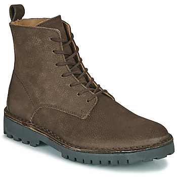 Zapatos Hombre Botas de caña baja Selected SLHRICKY NUBUCK LACE-UP BOOT B Marrón