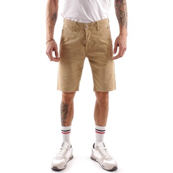 textil Hombre Shorts / Bermudas Roy Rogers P23RRU047P3370112 Beige