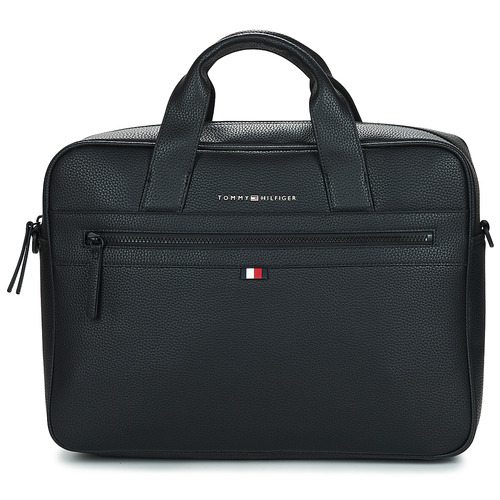 Bolsos Hombre Maletín / Portadocumentos Tommy Hilfiger ESSENTIAL PU COMPUTER BAG Negro