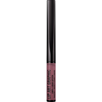 Belleza Mujer Pintalabios Rimmel London Lip Art Graphic Liquid Lipstick and Pencil - 220 Vandal Violeta