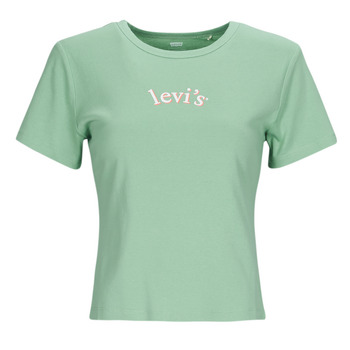 textil Mujer Camisetas manga corta Levi's GRAPHIC RICKIE TEE Azul